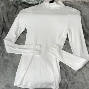 White Turtle Neck